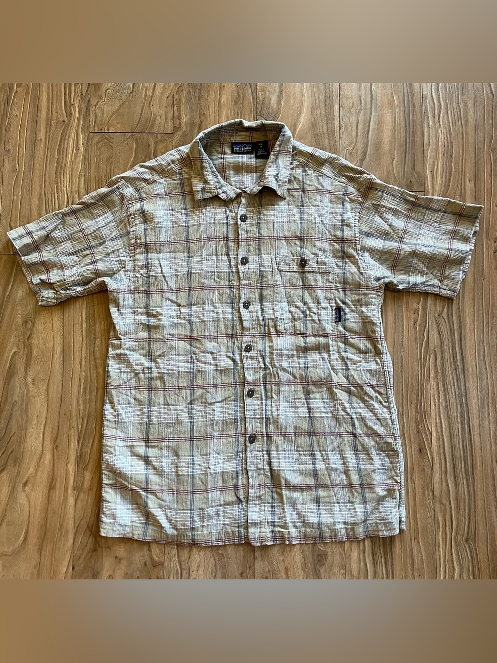 Vintage 90s Patagonia organic cotton button up shirt